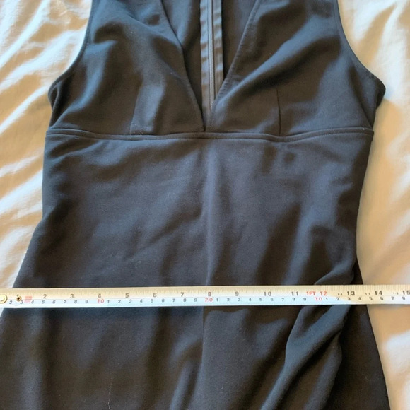 Babaton Harrington Mini Bodycon Dress Black size 8 party dress effortless chic - Picture 14 of 15